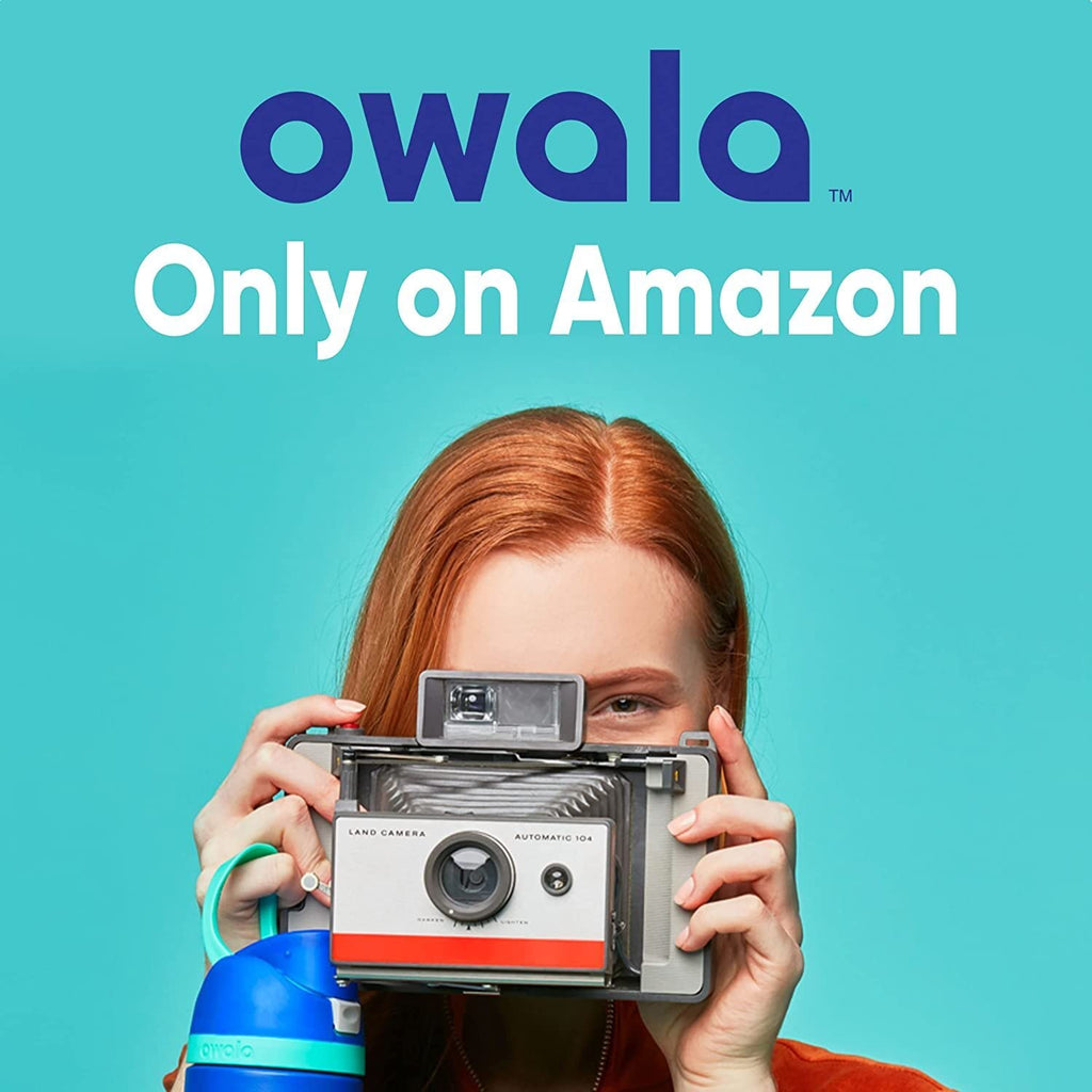 Owala FreeSip Insulated Stainless Steel Water Bottle with Straw for Sports and Travel, BPA-Free Sports Water Bottle, 32 oz, Pink, Angel Food Cake
