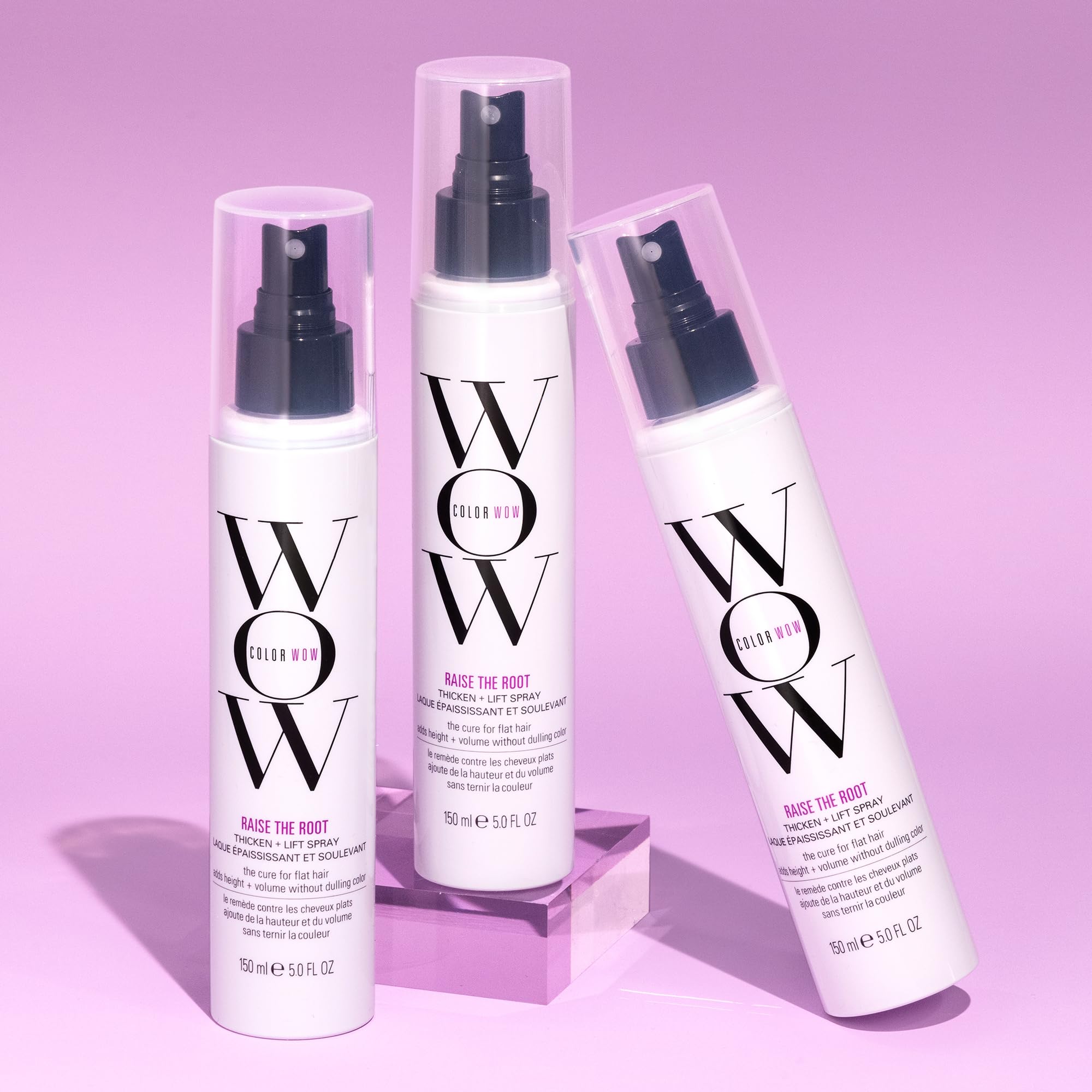 COLOR WOW Raise the Root Thicken + Lift Spray - All-Day Volume for Fine, Flat Hair without dulling color
